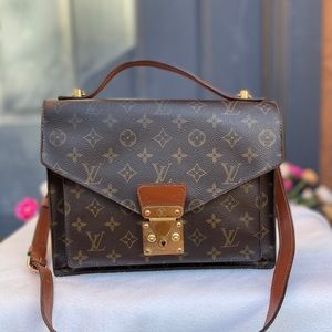 LOUIS VUITTON Monogram Monceau Hand Bag